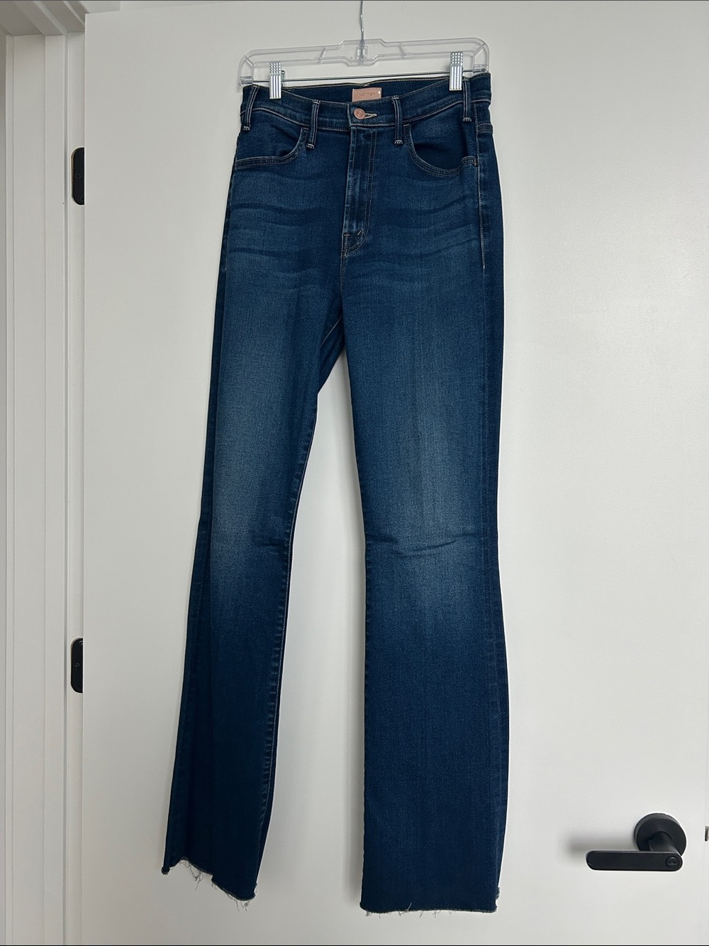 Mother The Hustler Heel Dark Wash Jeans